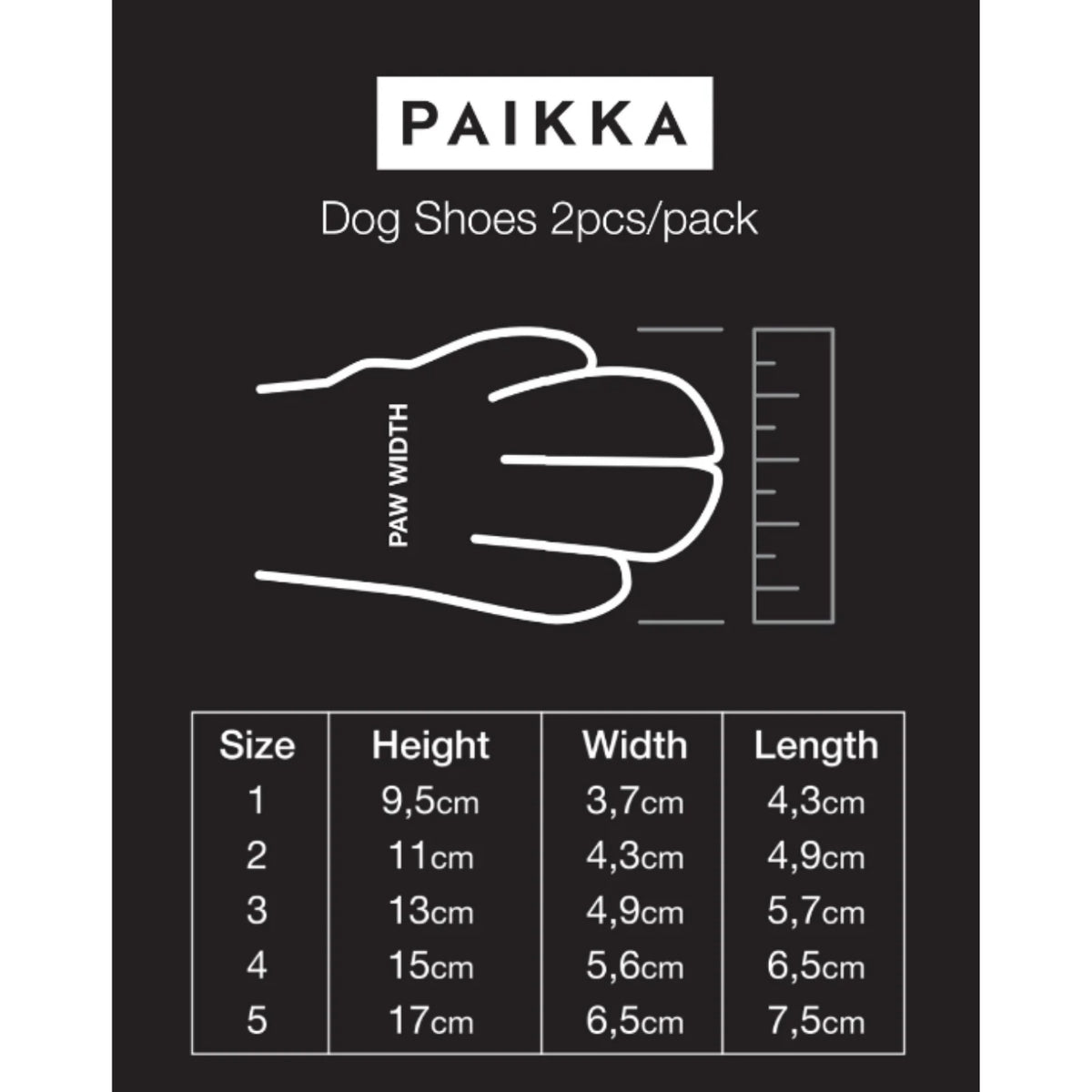 Paikka Scarpe per Cani Dog Shoes 2 pezzi