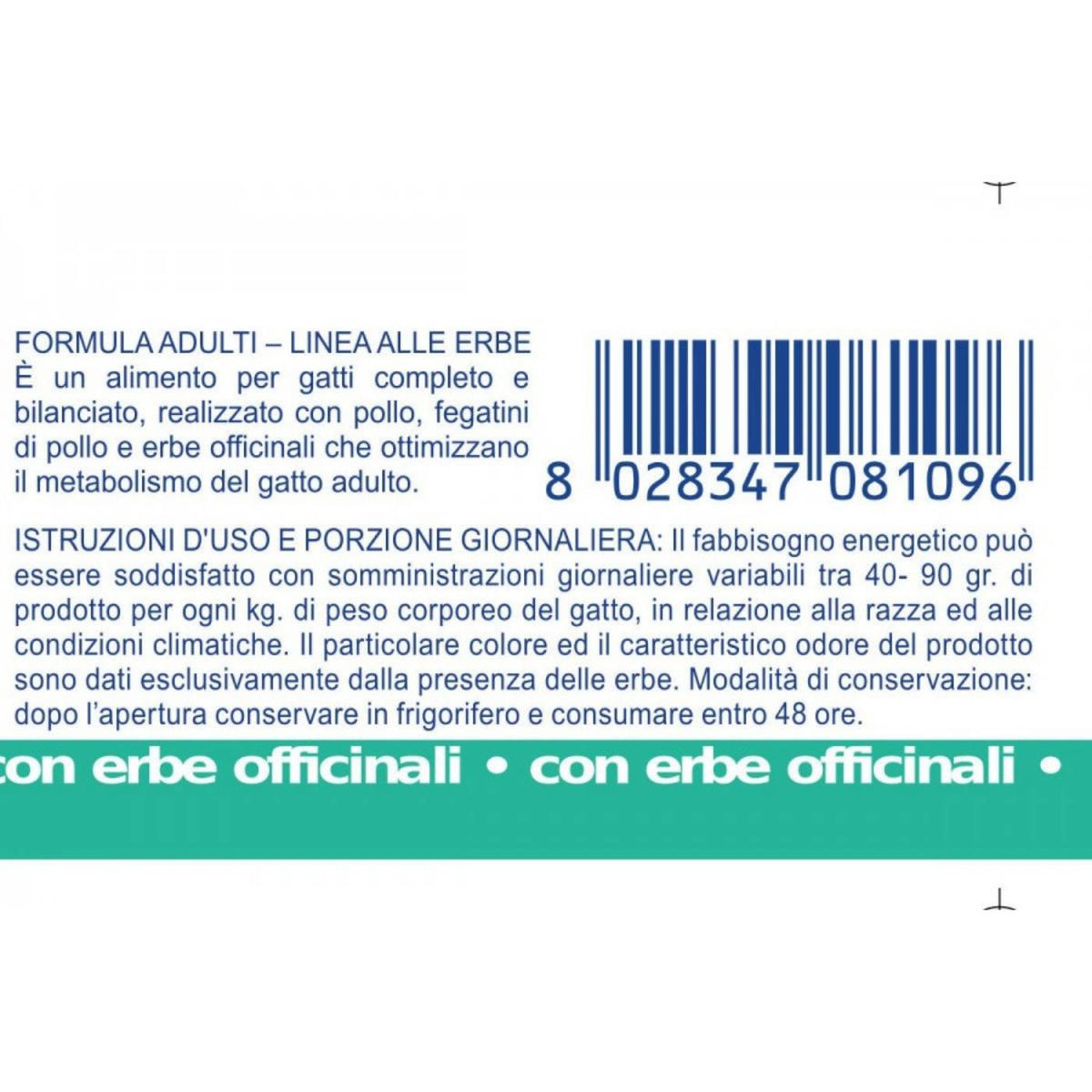 Vet Line Umido Pollo e Fegatini di Pollo per Gatti 85 g VetLine