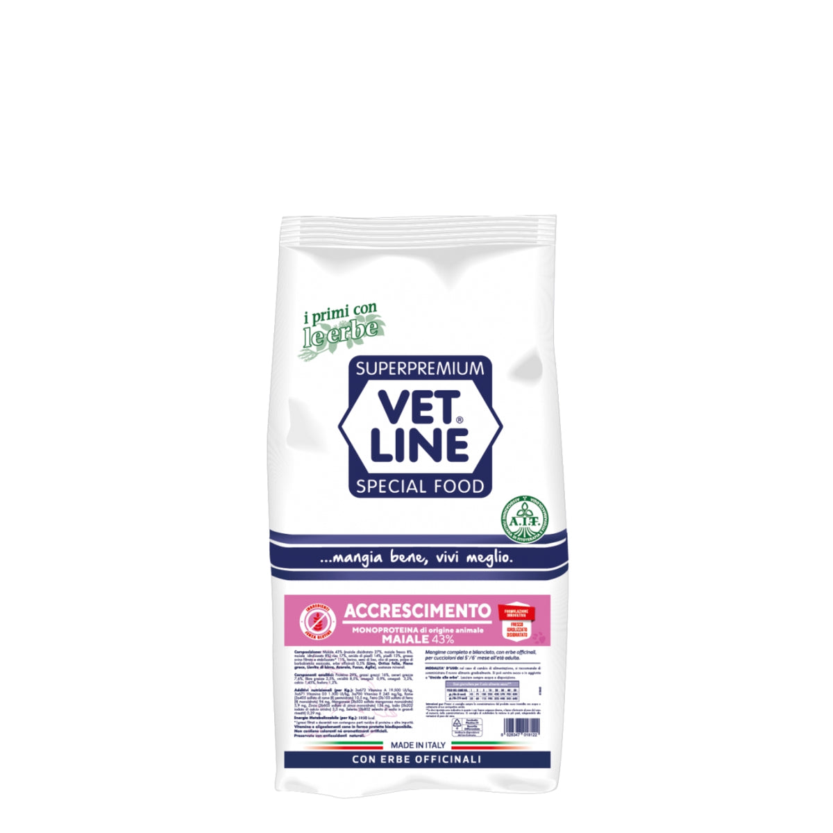 Vet Line Accrescimento Maiale per Cuccioli Monoproteico