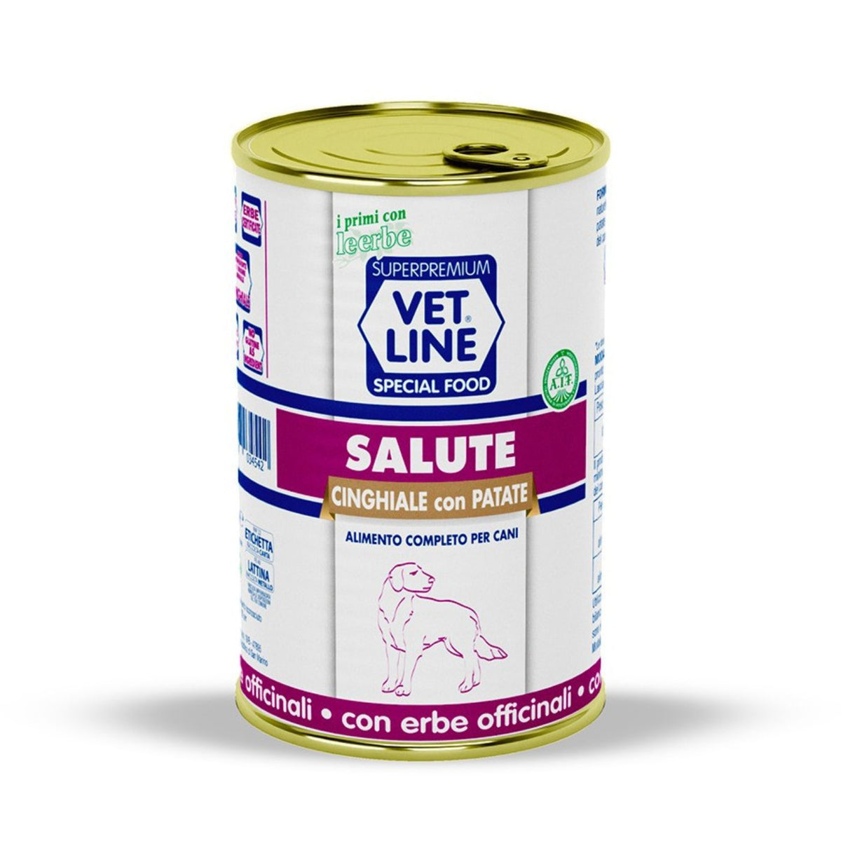 Vet Line Salute Cinghiale con Patate Alimento Umido Monoproteico per Cani VetLine