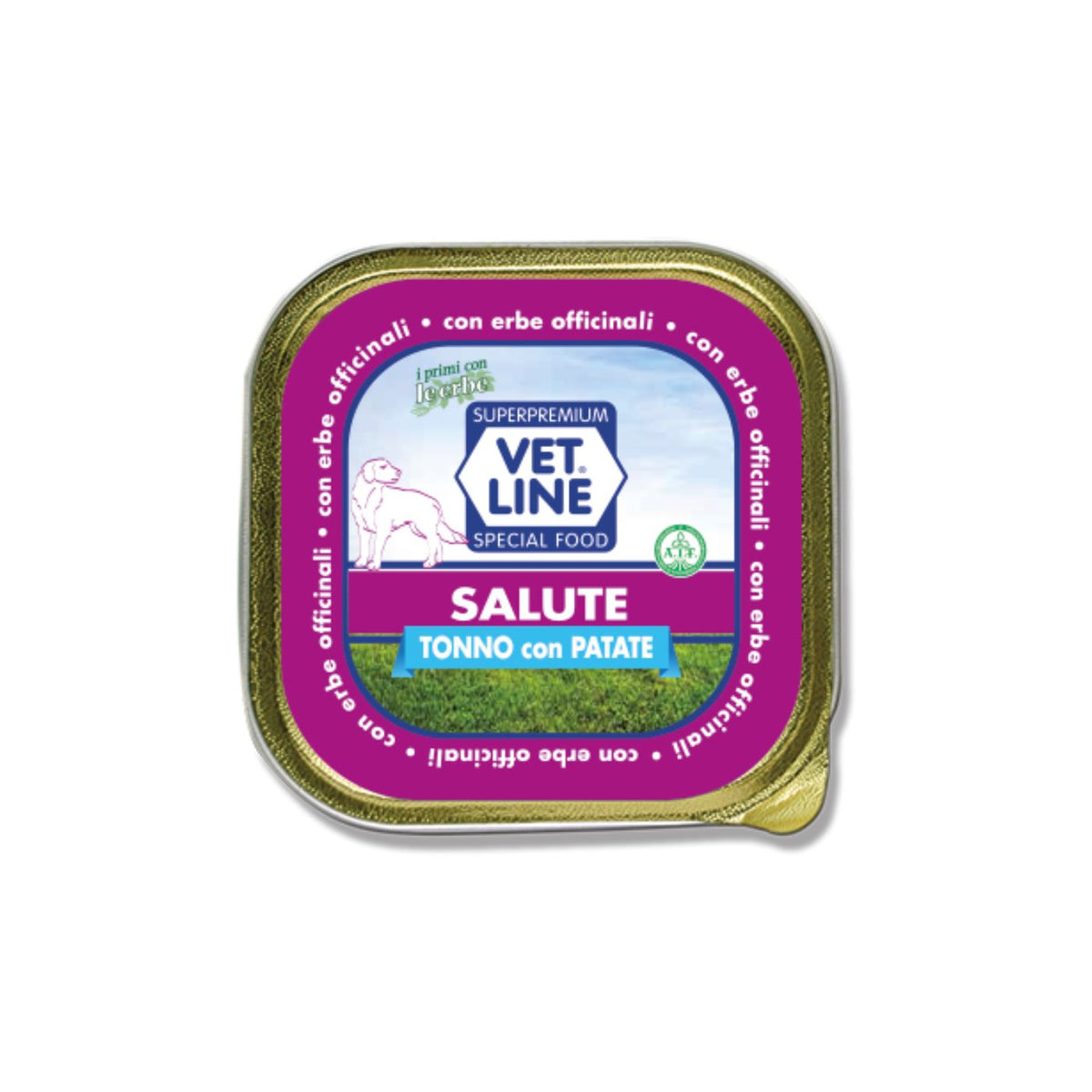 Vet Line Salute Tonno con Patate Alimento Umido Monoproteico per Cani VetLine