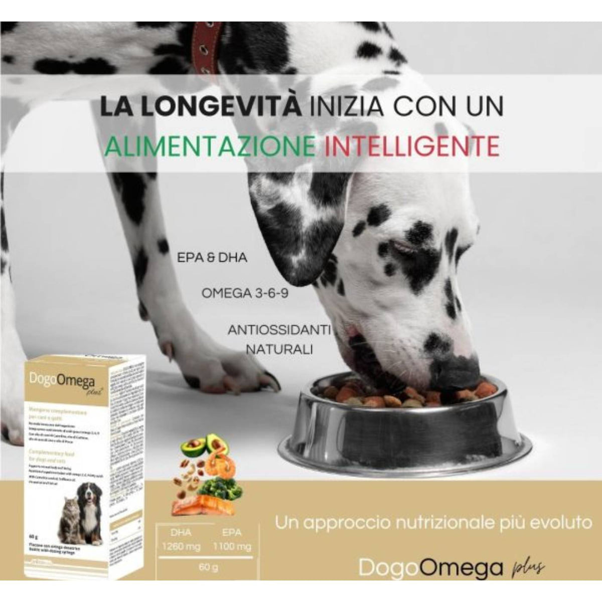 Dogoteka DogoOmega Plus Liquido per Cani e Gatti 60 g