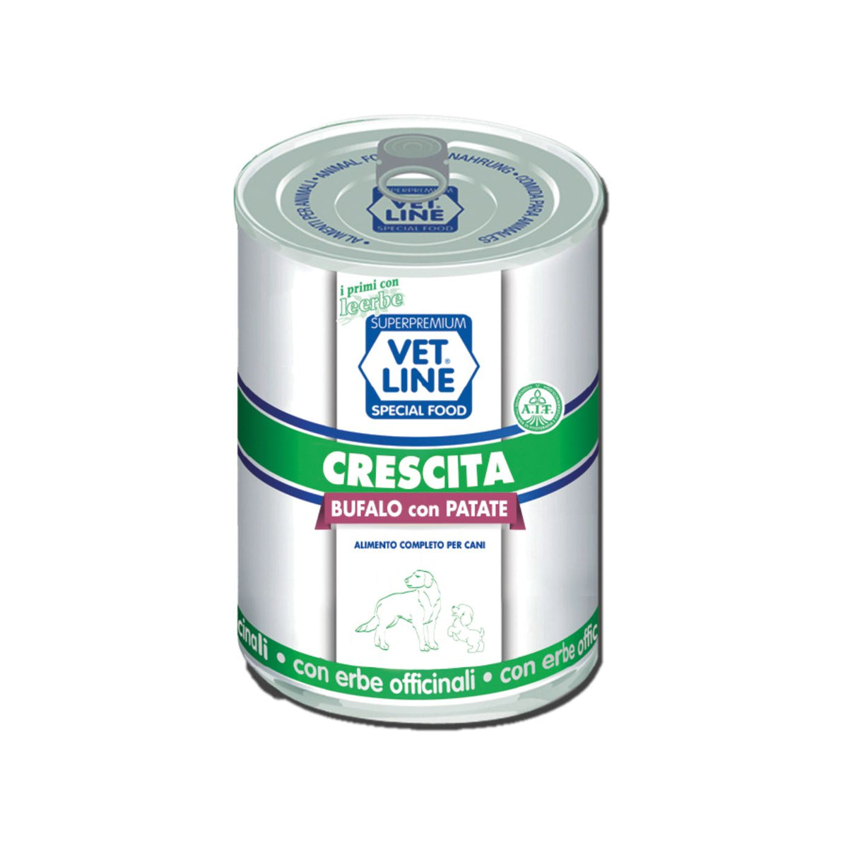 Vet Line Umido Crescita Bufalo e Patate per Cuccioli VetLine