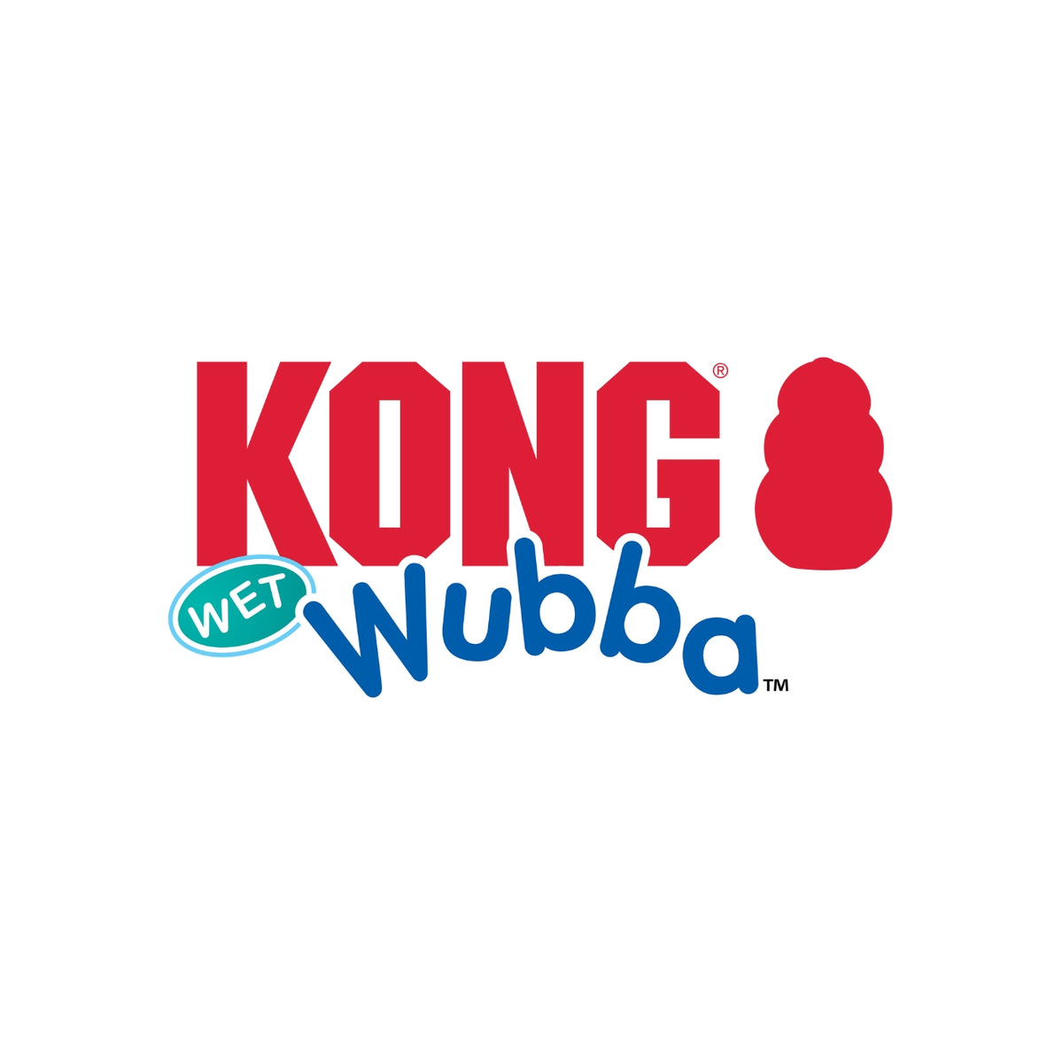 Kong Wubba Wet Galleggiante Gioco in Neoprene per Cani Colori Assortiti