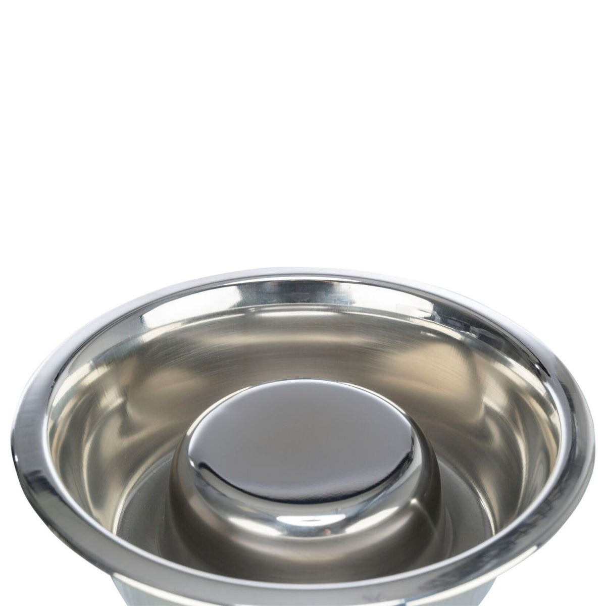 Trixie Ciotola in Acciaio Inox Antingozzamento per Cani e Gatti Slow Feeding