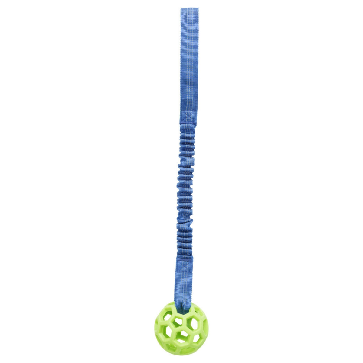 Trixie Gioco per Cani Bungee Corda con Palla in Tpr Ø 7 cm con Ammortizzatore in Peluche/Tessuto 48 cm