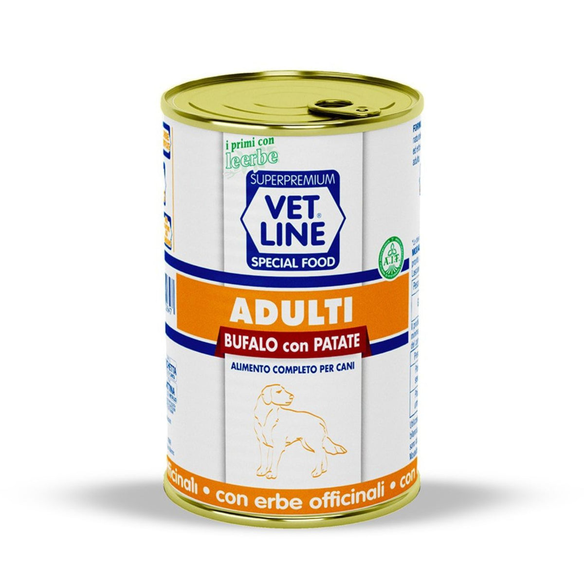 Vet Line Umido Bufalo e Patate per Cani Adulti Monoproteico VetLine