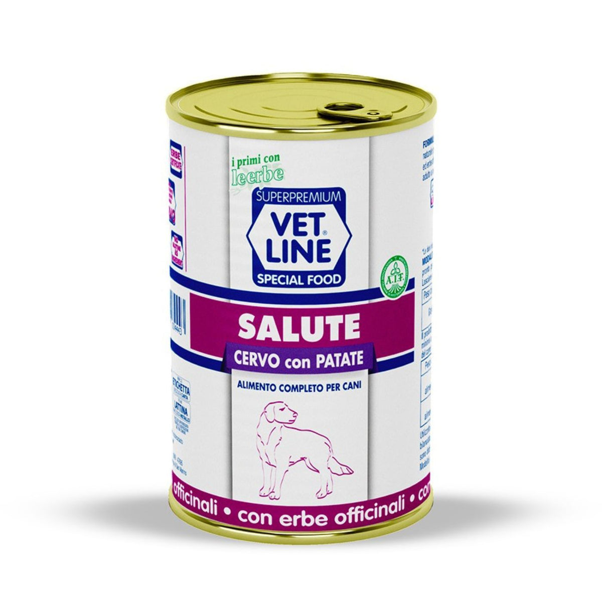 Vet Line Salute Cervo con Patate Alimento Umido Monoproteico per Cani VetLine
