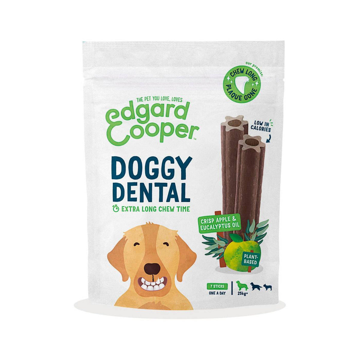 Edgard &amp; Cooper Dental Dog Mela e Eucalipto per Cani