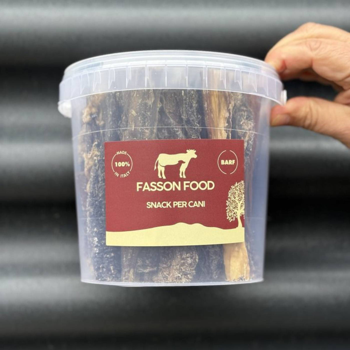 Fasson Food Trippa di Agnello 400 g Snack Naturale per Cani