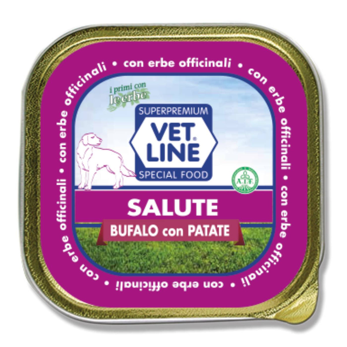 Vet Line Salute Bufalo con Patate Alimento Umido Monoproteico per Cani VetLine