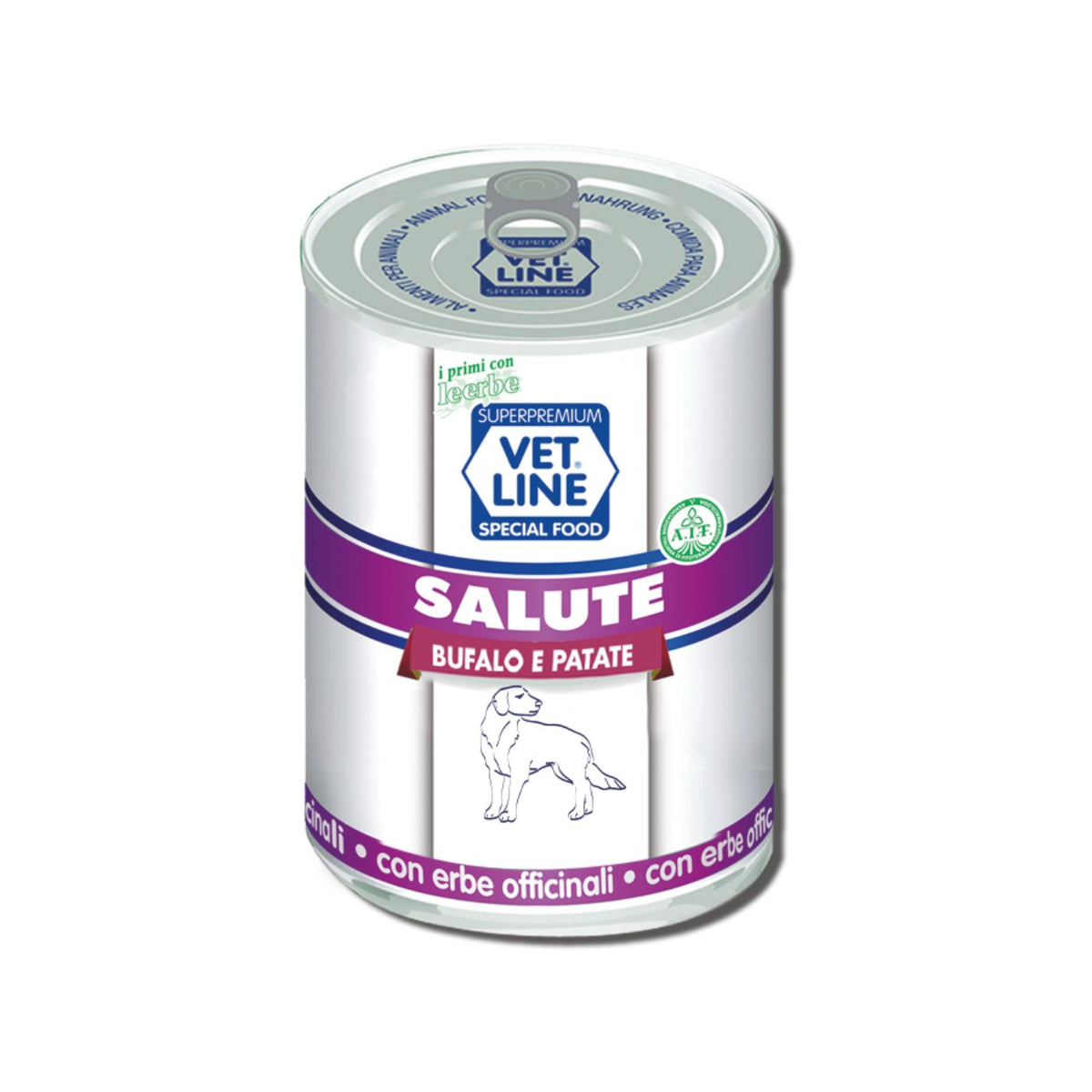 Vet Line Salute Bufalo con Patate Alimento Umido Monoproteico per Cani VetLine