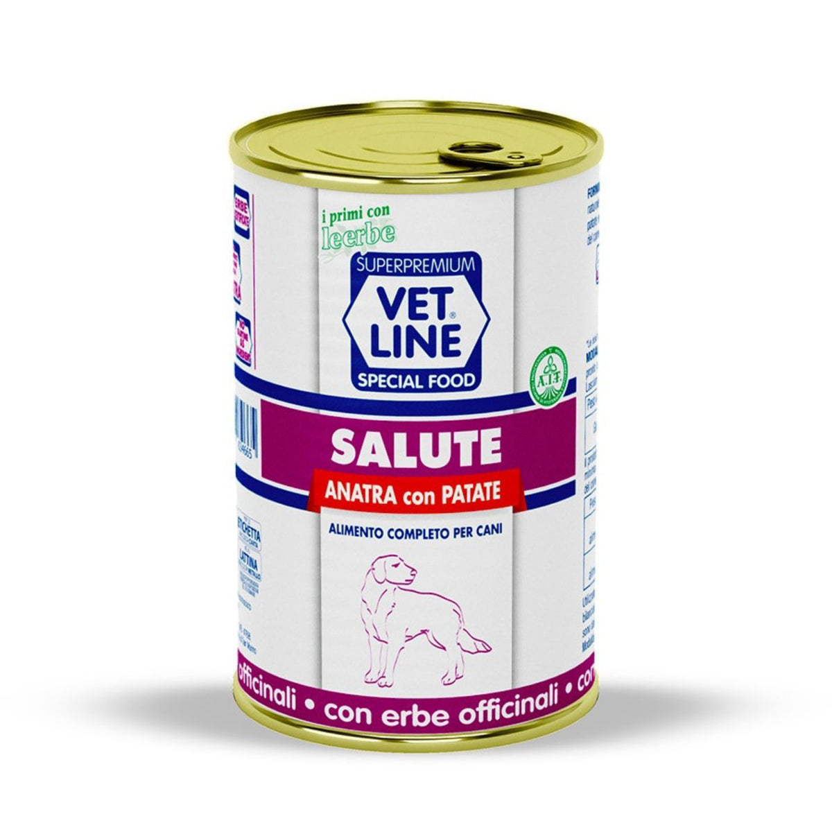 Vet Line Salute Anatra con Patate Alimento Umido Monoproteico per Cani VetLine