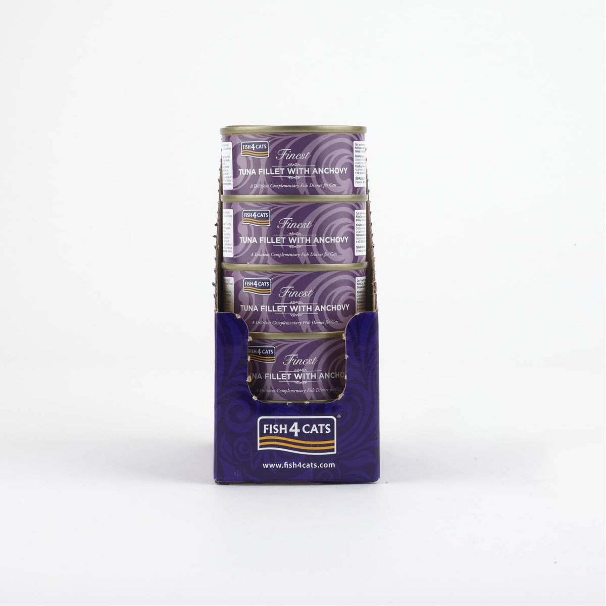 Fish4Cats Finest Filetti di Tonno con Acciughe per Gatti 70 gr