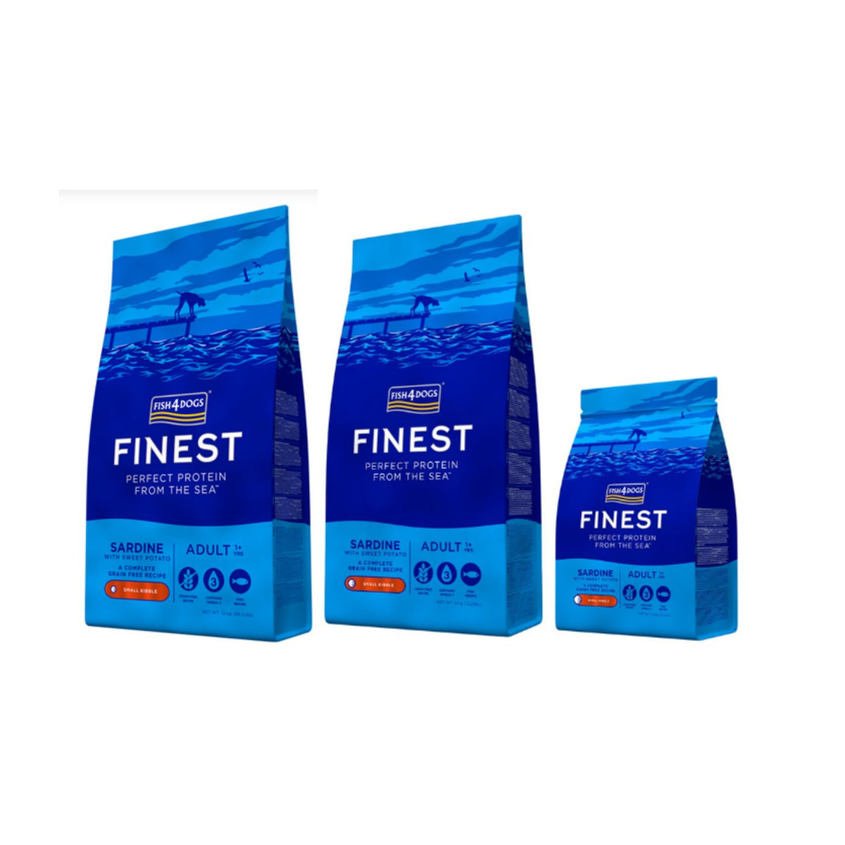 Fish4Dogs Finest Adult Sardine SMALL per Cani