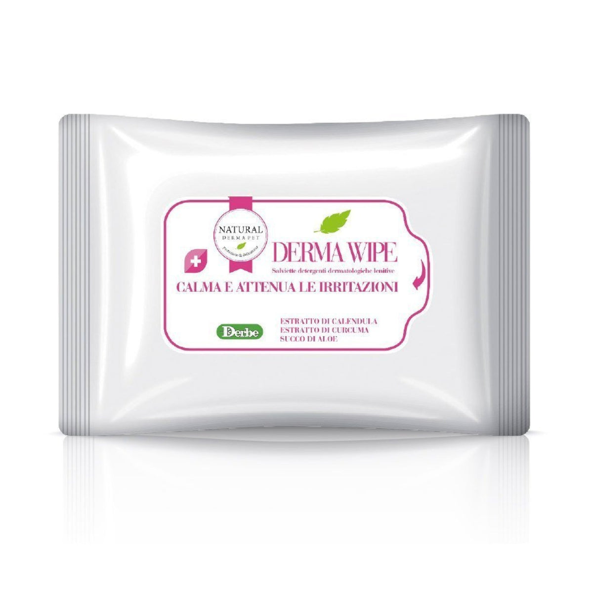 Natural Derma Pet By Derbe Salviette Dermawipe per Cani e Gatti