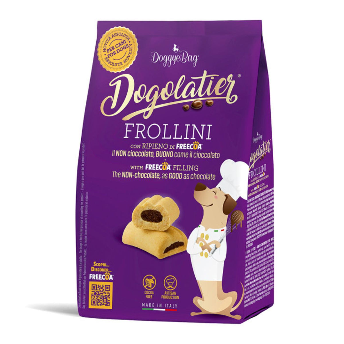 DoggyeBag Dogolatier Frollini per Cani con Ripieno di Freecoa
