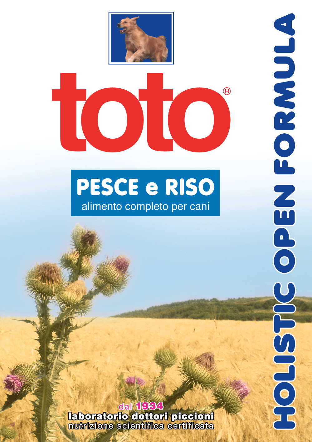 Toto Holistic Open Formula Pesce e Riso per Cani