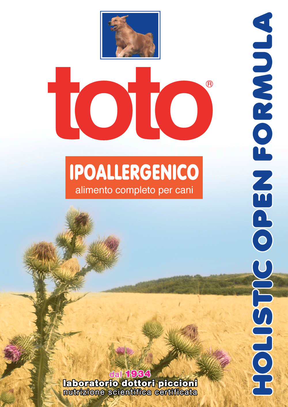 Toto Holistic Open Formula Ipoallergenico per Cani