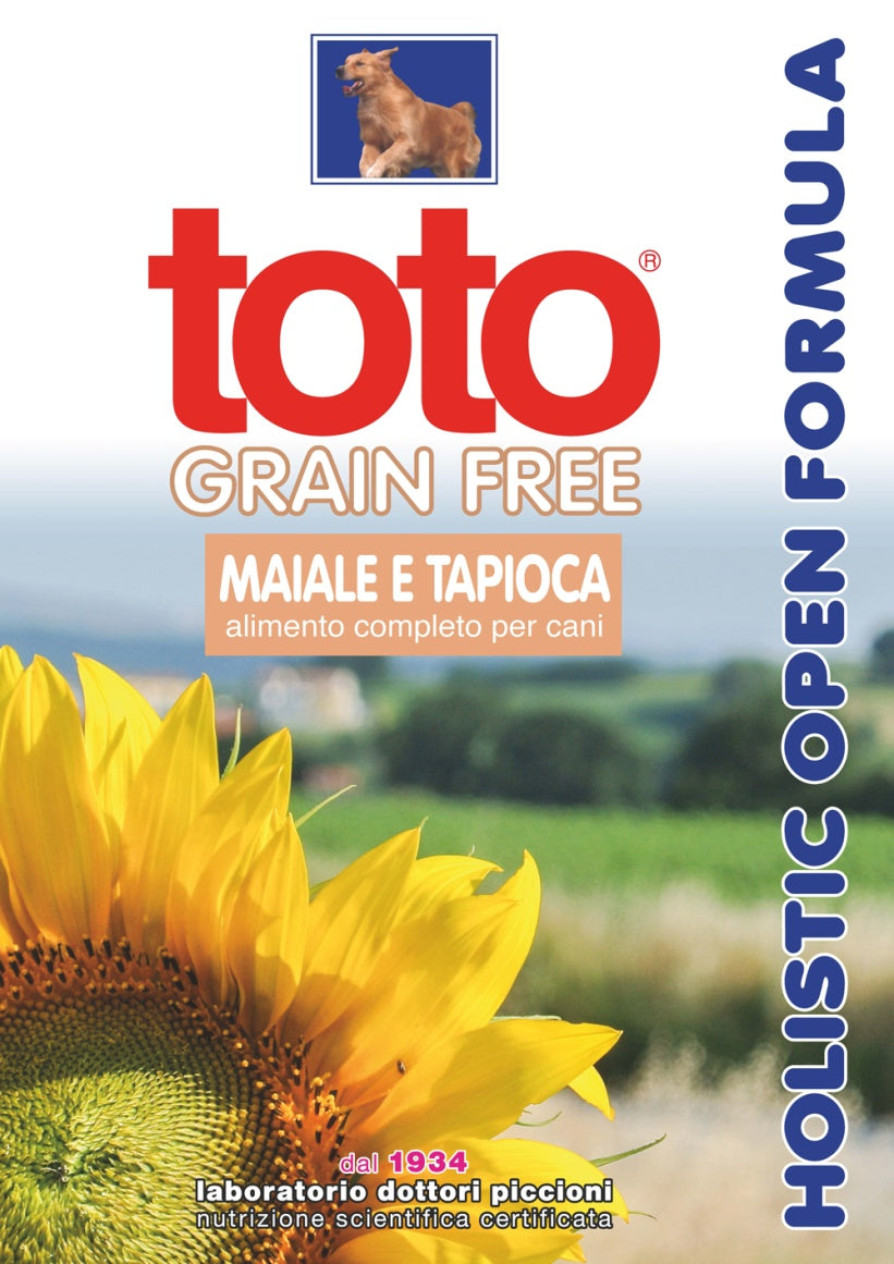 Toto Holistic Crocchette per Cani Grain Free Maiale e Tapioca