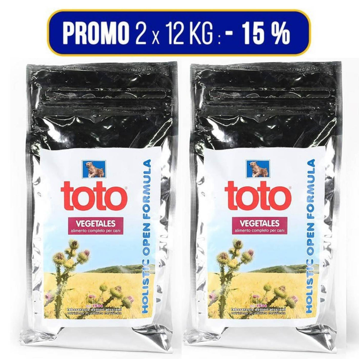 Toto Holistic Open Formula Vegetales per Cani