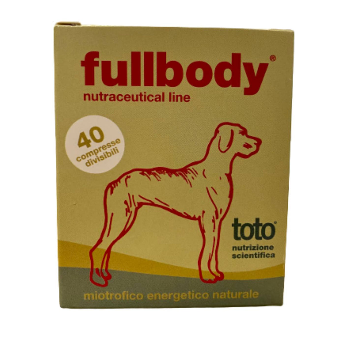 Toto Fullbody Integratore Naturale per Cani ad Elevato Effetto Miotrofico ed Energetico