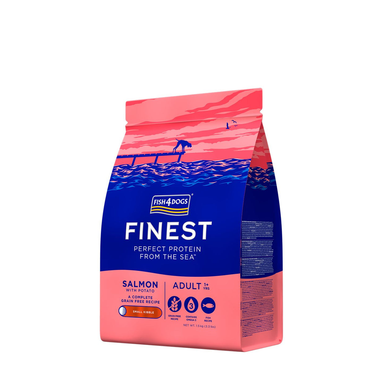 Fish4Dogs Finest Adult Salmone SMALL per Cani