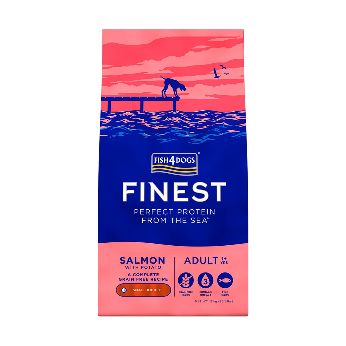 Fish4Dogs Finest Adult Salmone SMALL per Cani
