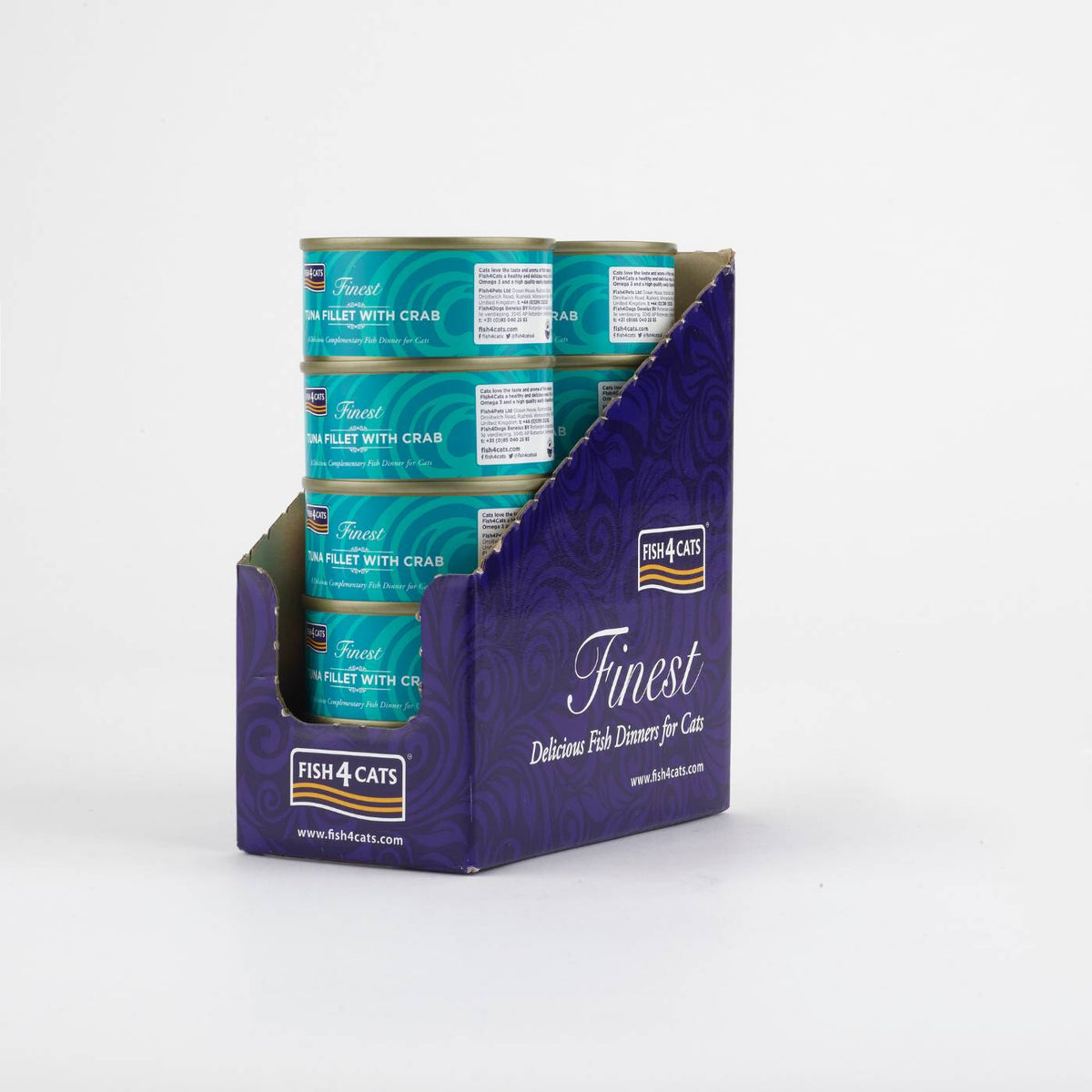 Fish4Cats Finest Filetti di Tonno con Granchio per Gatti 70 g