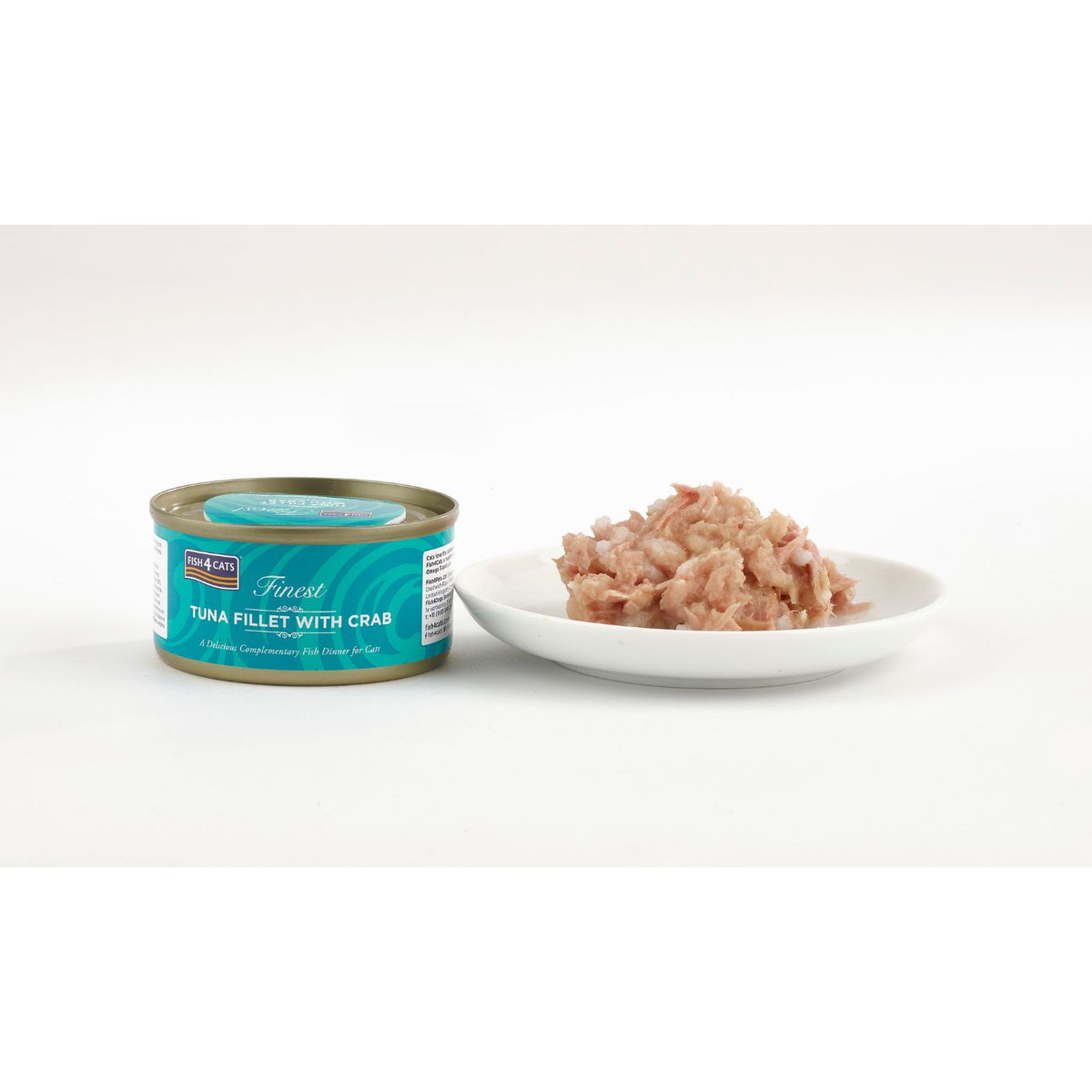 Fish4Cats Finest Filetti di Tonno con Granchio per Gatti 70 g
