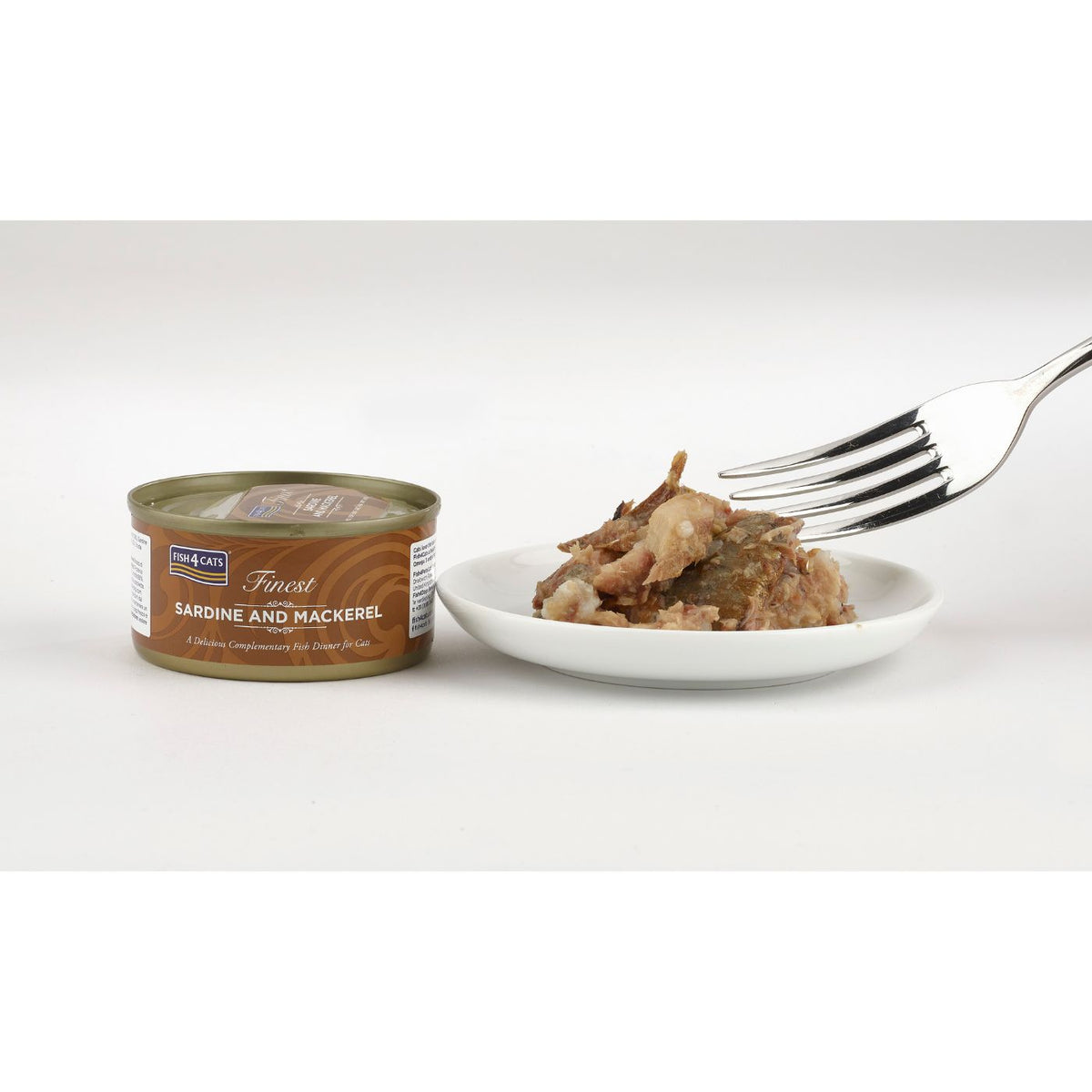 Fish4Cats Finest Sardina e Sgombro per Gatti 70 g