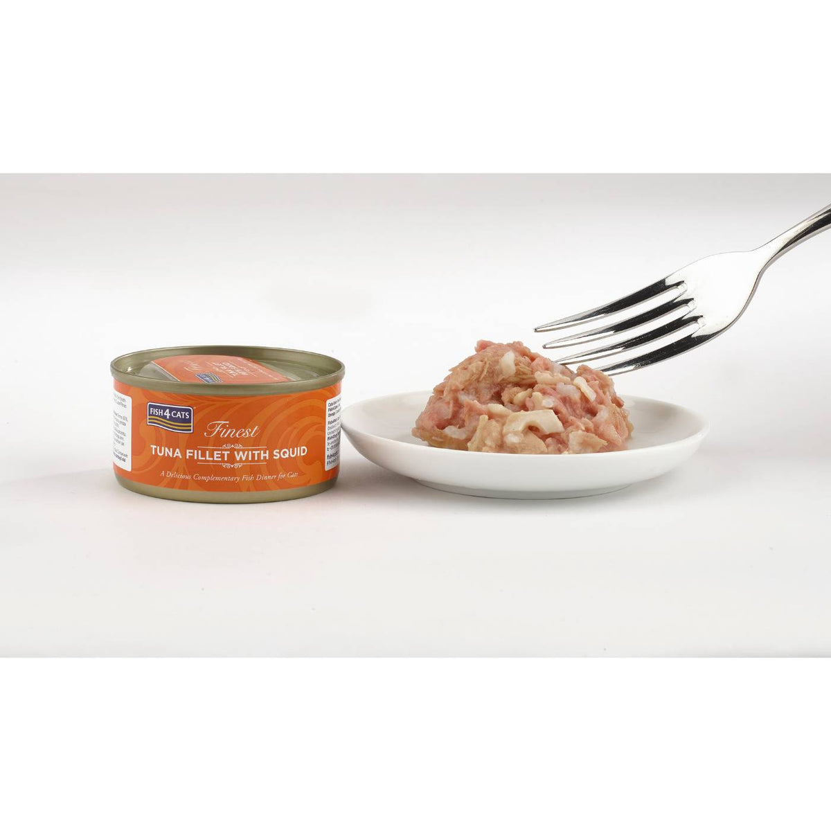 Fish4Cats Finest Filetti di Tonno con Calamari per Gatti 70 gr
