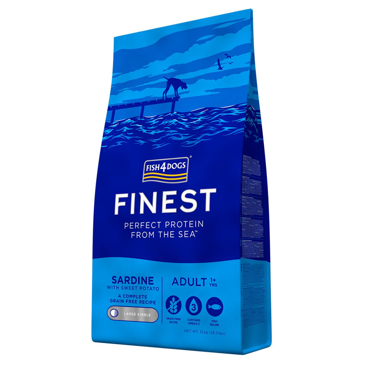 Fish4Dogs Finest Complete Adult Sardine Large per Cani Adulti