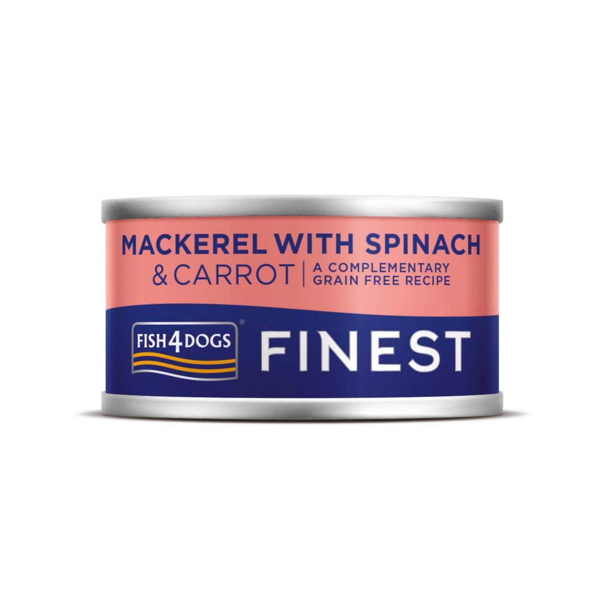 Fish4Dogs Finest Alimento Umido per Cani Sgombro con Carote e Spinaci 85 g