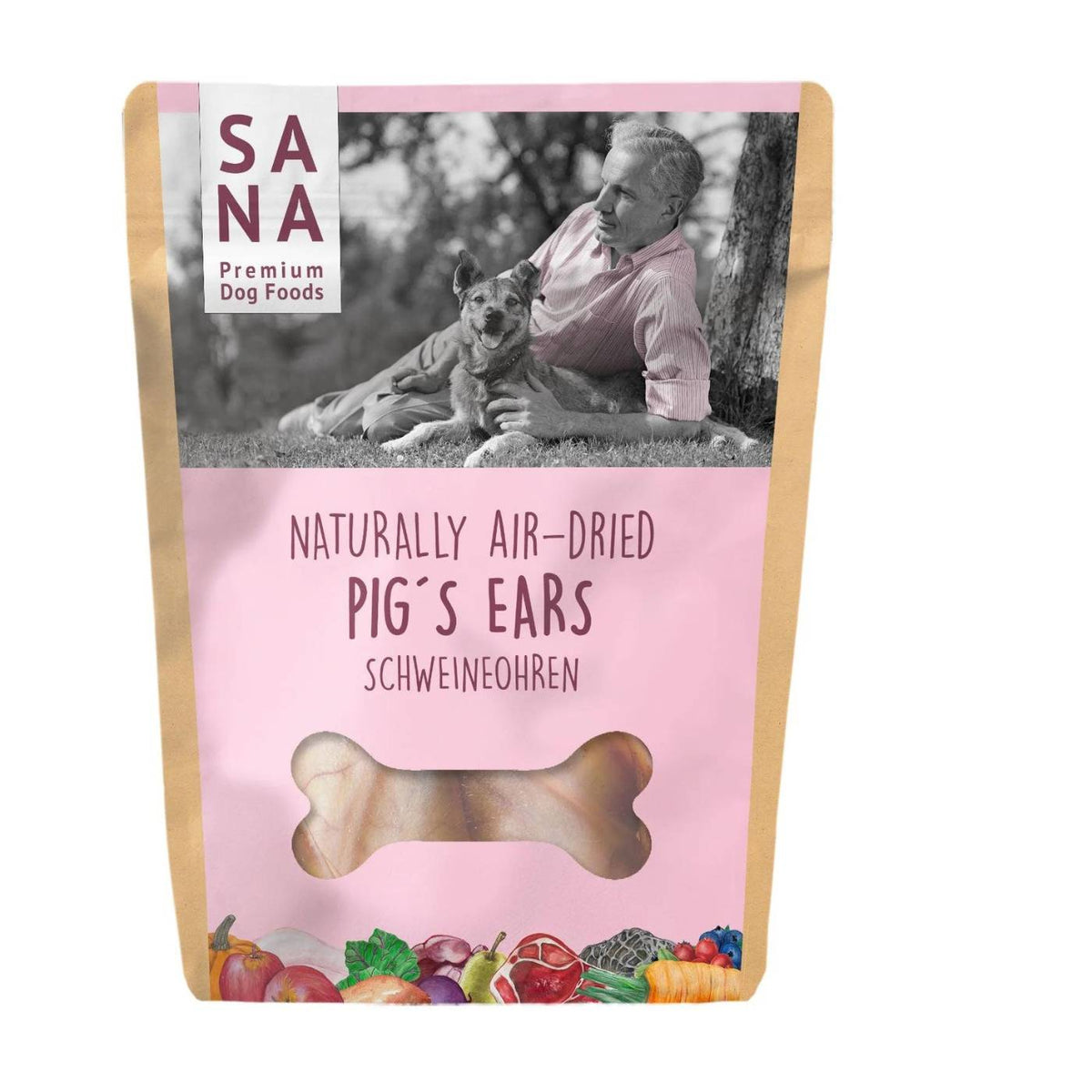Sanadog Snack Orecchie di Suino Maiale per Cani
