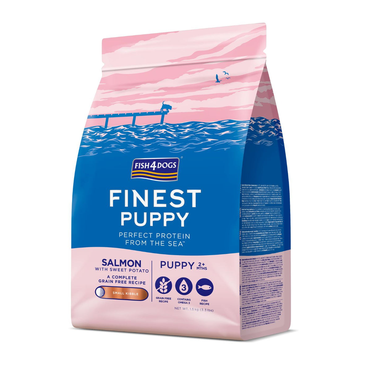 Fish4Dogs Finest Puppy SMALL Salmone con Patata Dolce
