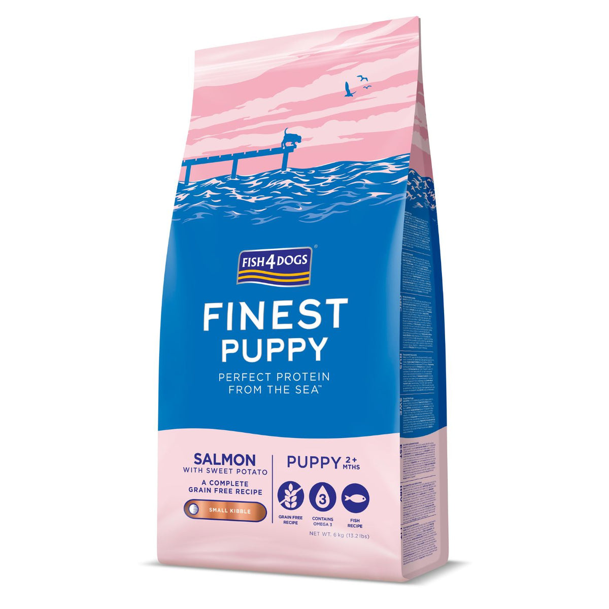 Fish4Dogs Finest Puppy SMALL Salmone con Patata Dolce