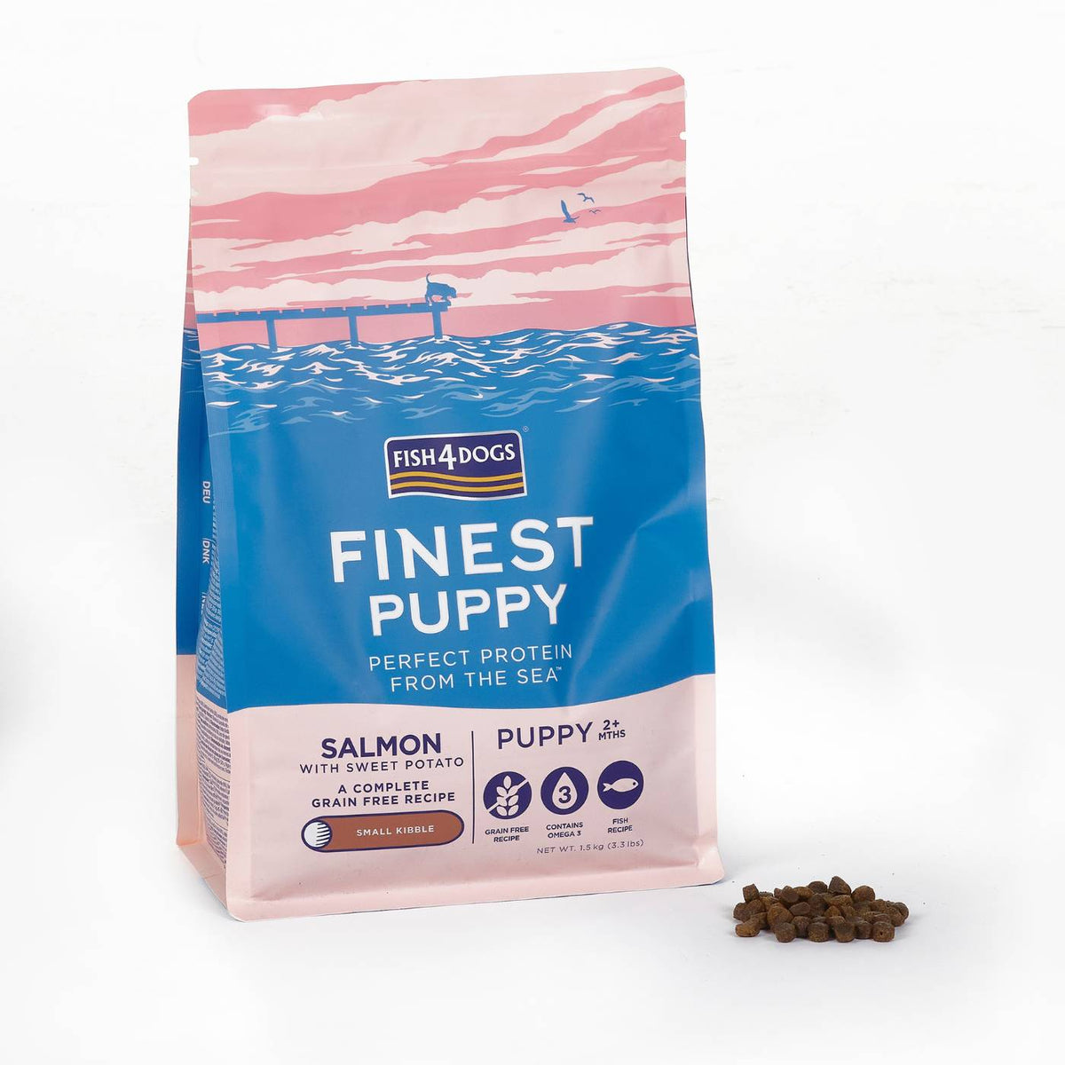 Fish4Dogs Finest Puppy SMALL Salmone con Patata Dolce
