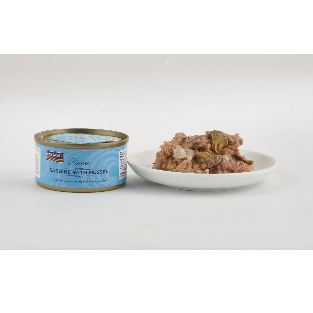 Fish4Cats Umido per Gatti Sardina con Cozze 70 gr