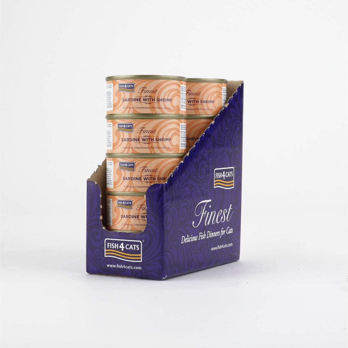 Fish4Cats Umido per Gatti Sardina con Gamberetti 70 gr