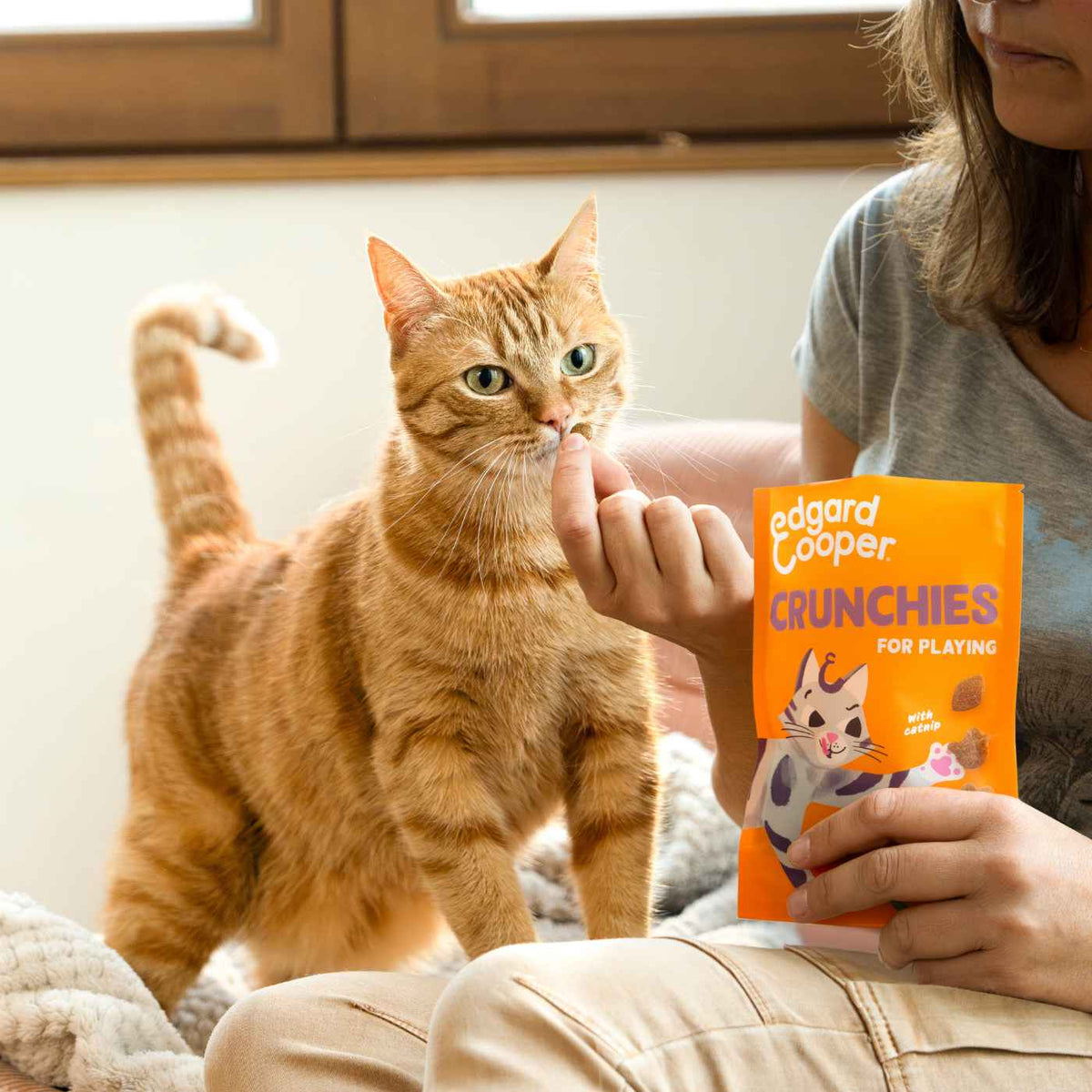 Edgard&Cooper Biscottini per Gatti Crunchies al Pollo 50 g