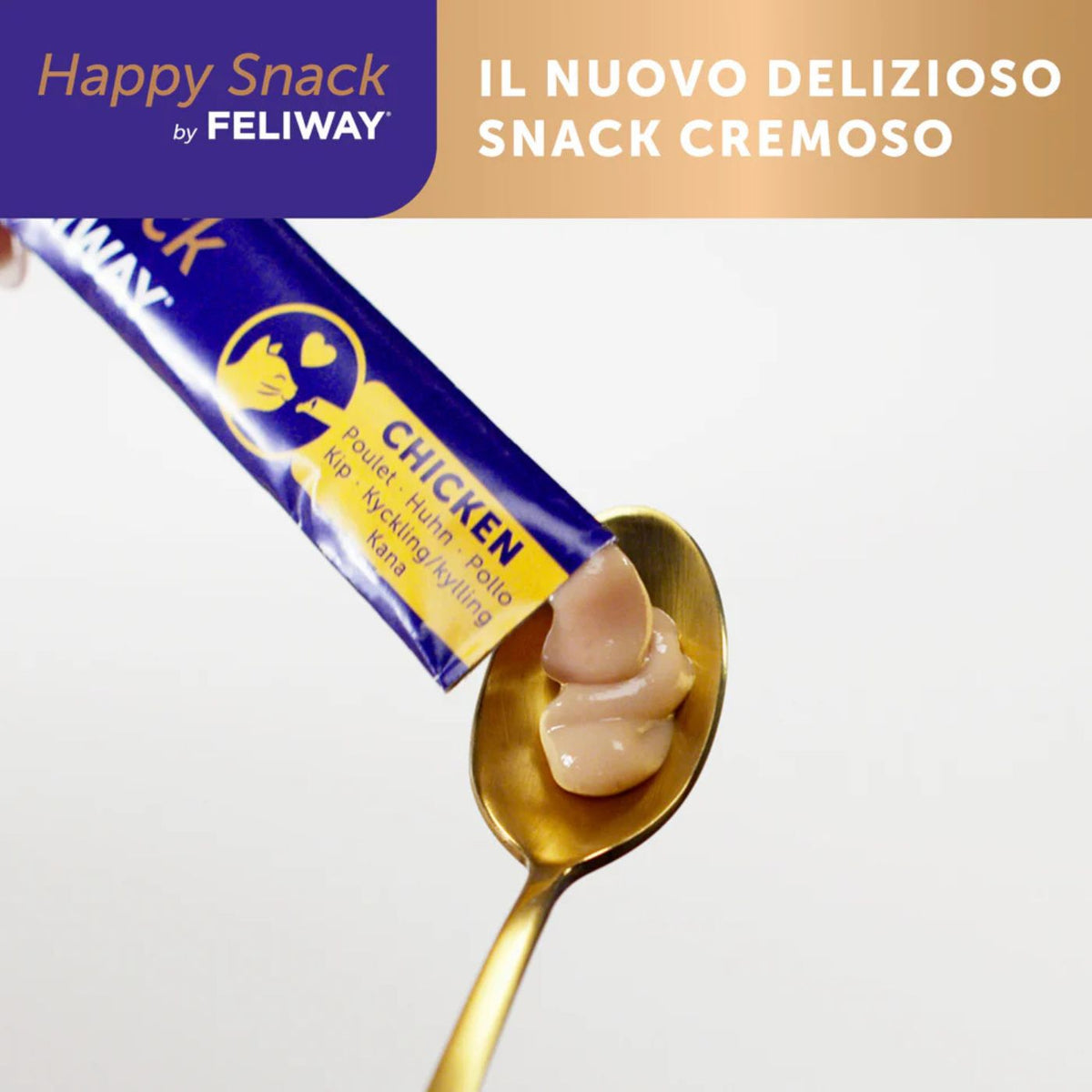 Feliway Happy Snack per Gatti al Pollo 15 g