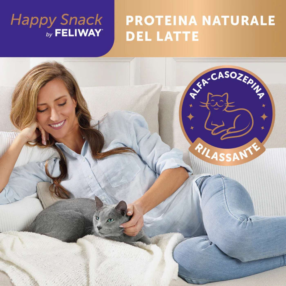Feliway Happy Snack per Gatti al Pollo 15 g