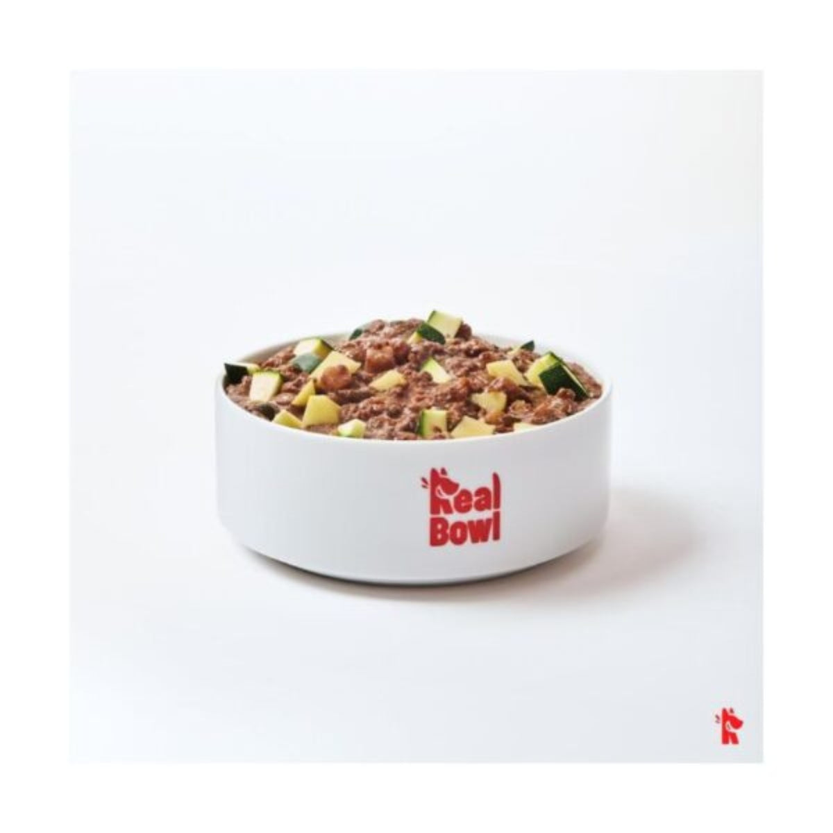 Real Bowl Alimento Completo Fresco Cotto per Cani al Pesce con Zucchine Senza Cereali Grain Free