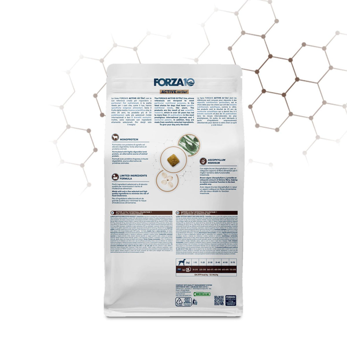 Forza 10 Intestinal Colon Fase 1 Agnello e Sorgo Bianco per Cani Adulti