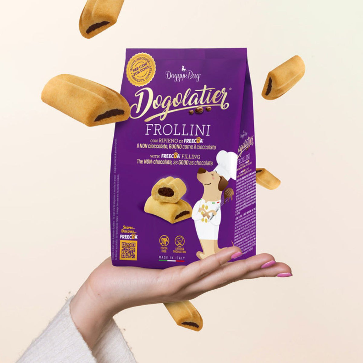 DoggyeBag Dogolatier Frollini per Cani con Ripieno di Freecoa