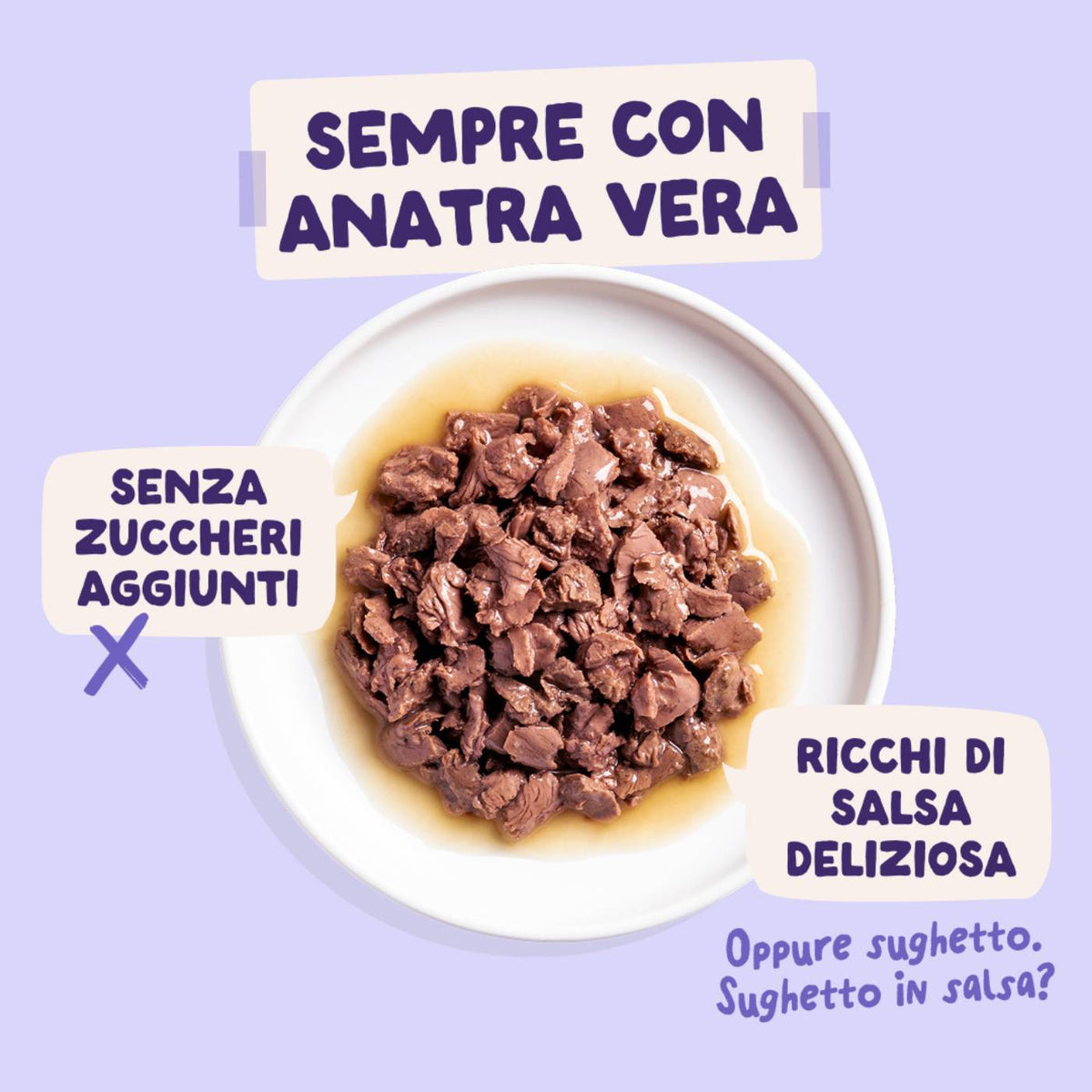 Edgard & Cooper Bocconcini in Salsa Anatra e Tacchino per Gatti Adulti in Bustina 85 g