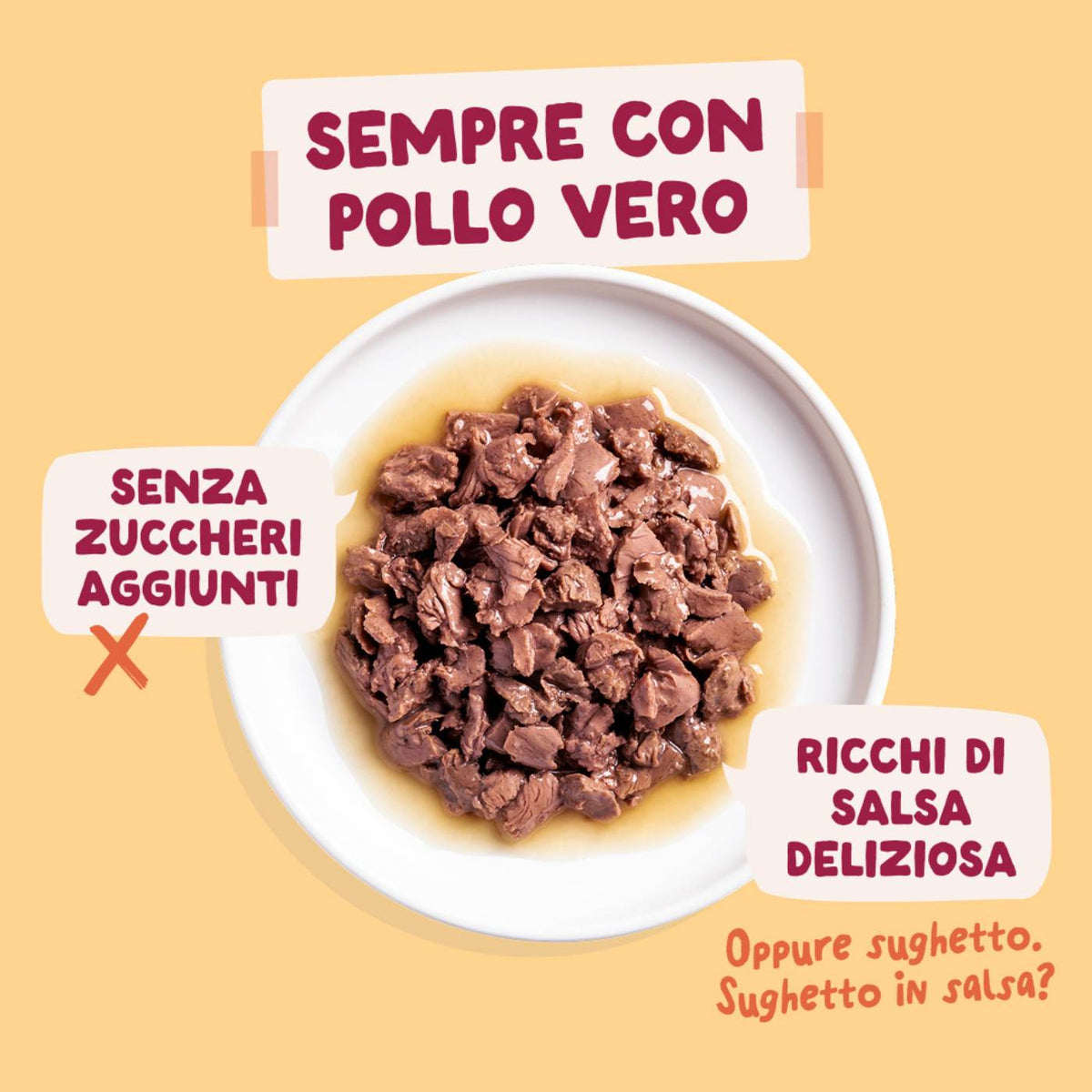 Edgard & Cooper Bocconcini in Salsa Pollo per Gatti in Bustina 85 g