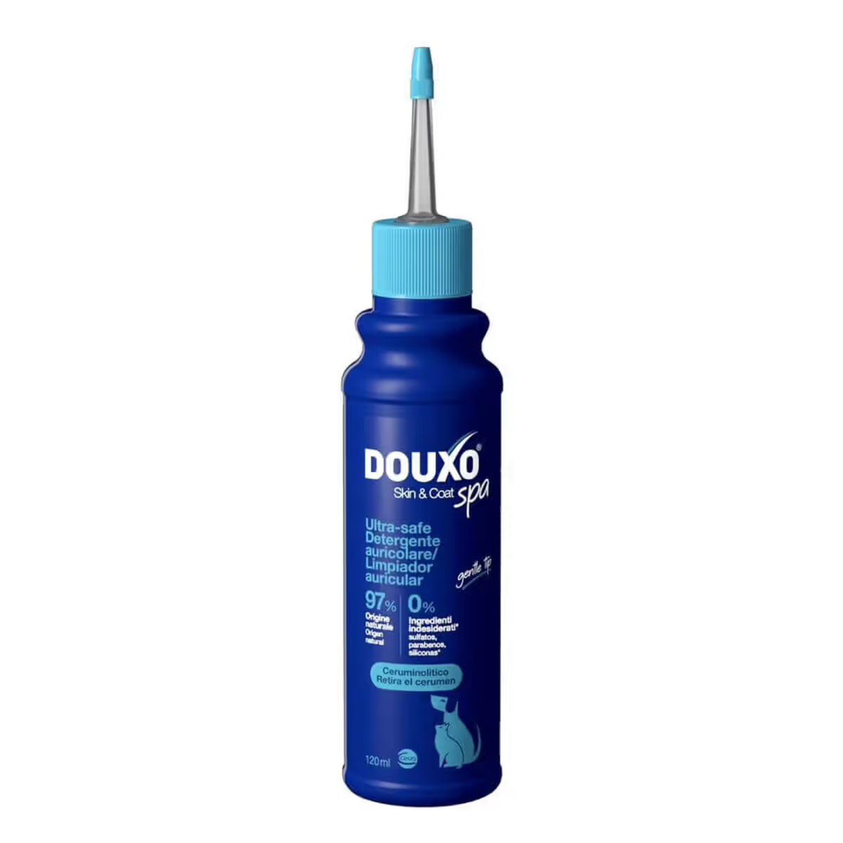 DOUXO SPA Detergente per Pulizia Orecchie di Cani e Gatti 120 ml