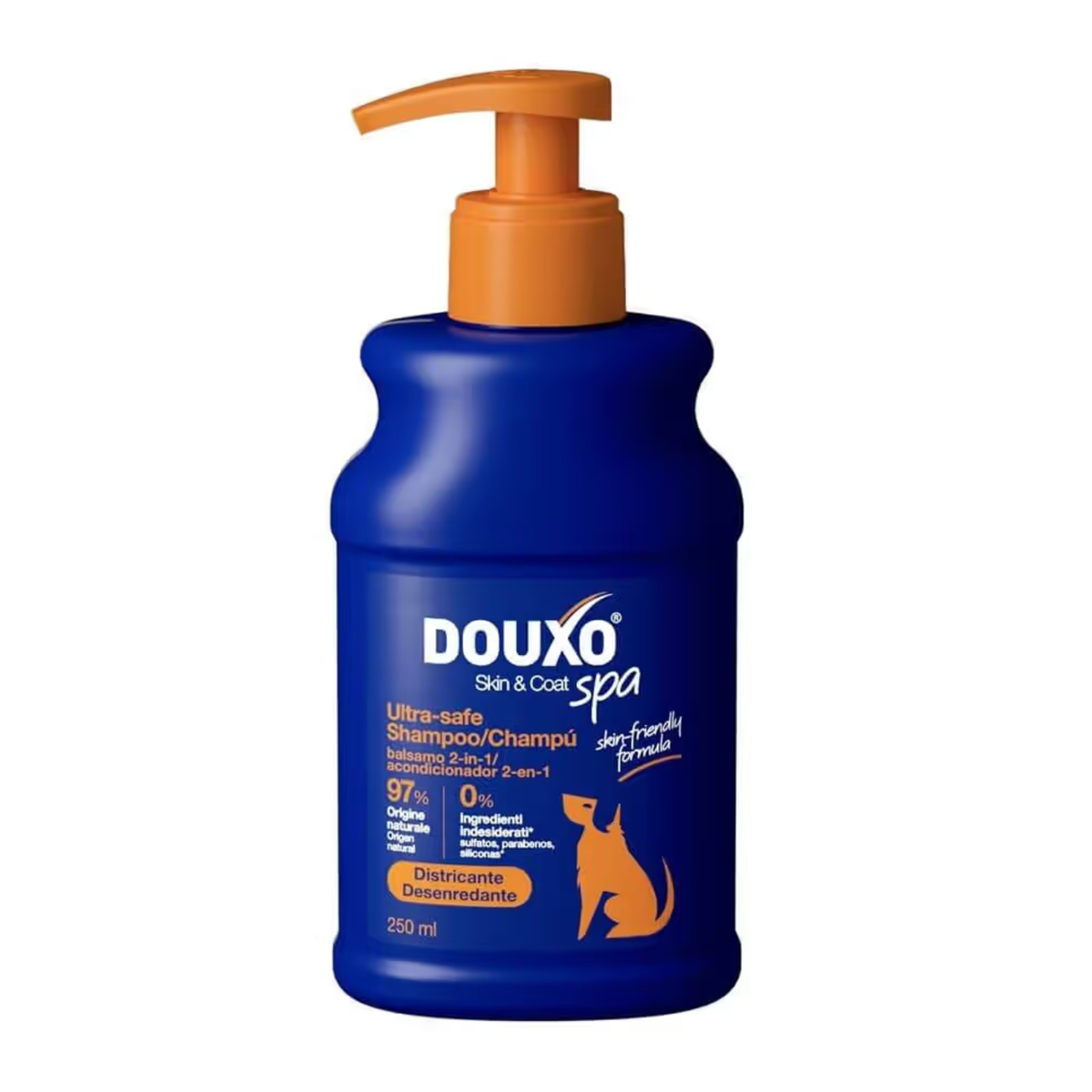 DOUXO SPA Shampoo e Balsamo 2 in 1 Districante per Cani 250 ml